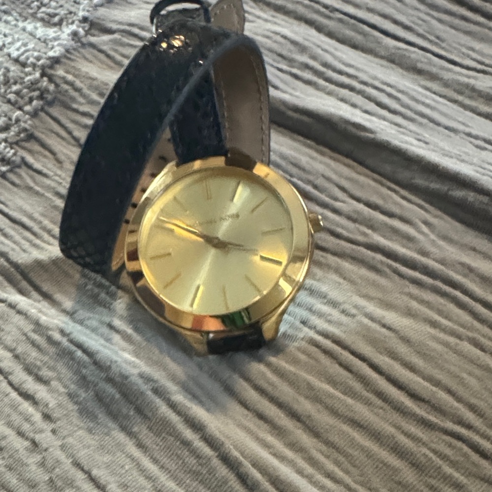 Michael Kors Gold and Black Women's Watch
